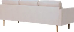 Siro (3-ist. sohva, wind 80 vaalea beige / valkoöljytty tammijalka)