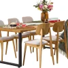 Starburst (6-hengen ruokailuryhmä, beige/tammi 200cm)