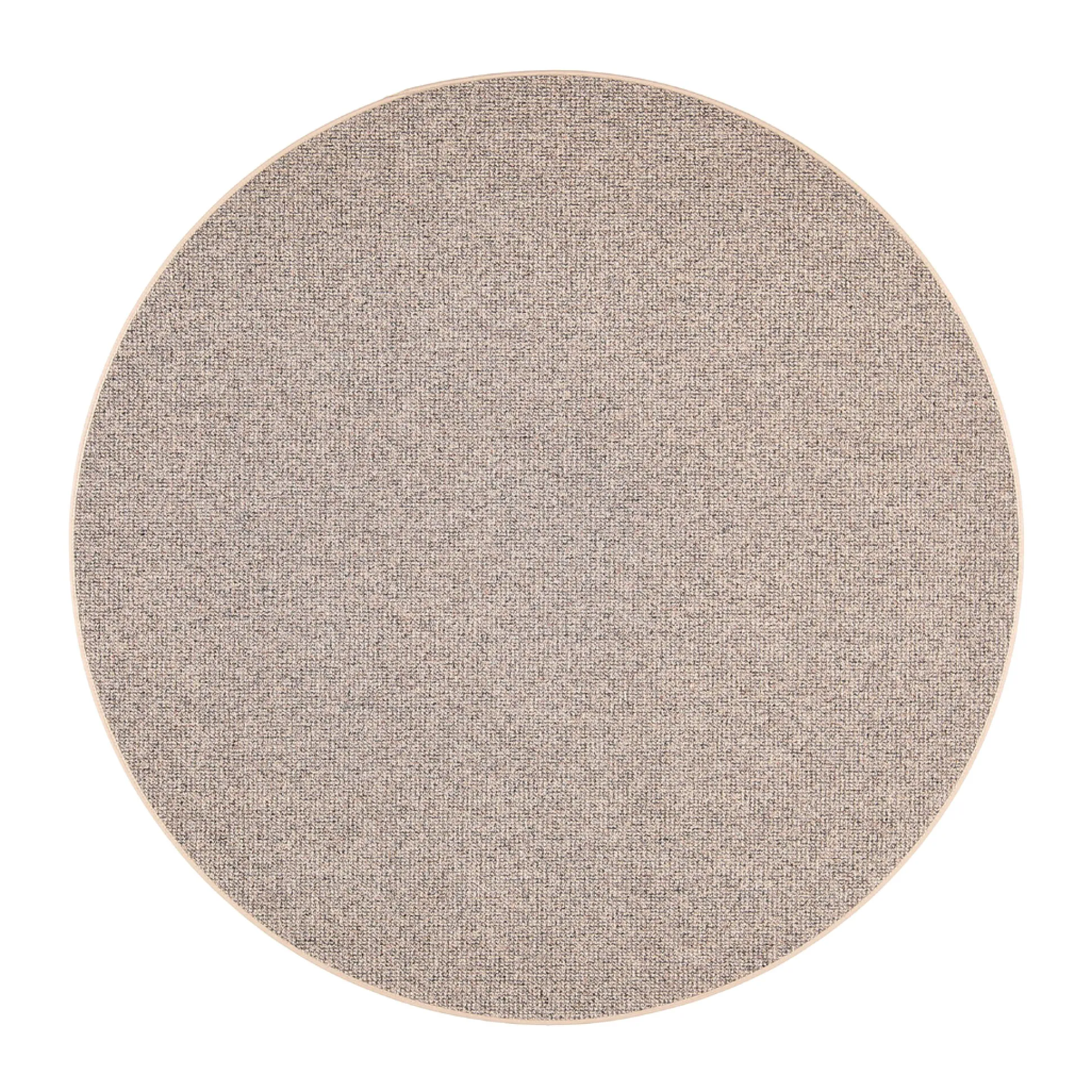 Tweed (vaalea beige 160 cm matto pyöreä)