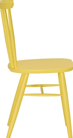 Venla (pinnatuoli, keltainen maalattu)