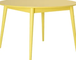 Venla (pöytä ø120 cm, keltainen maalattu)