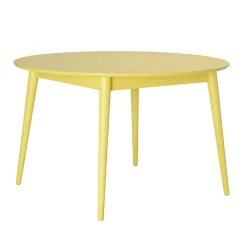 Venla (pöytä ø120 cm, keltainen maalattu)