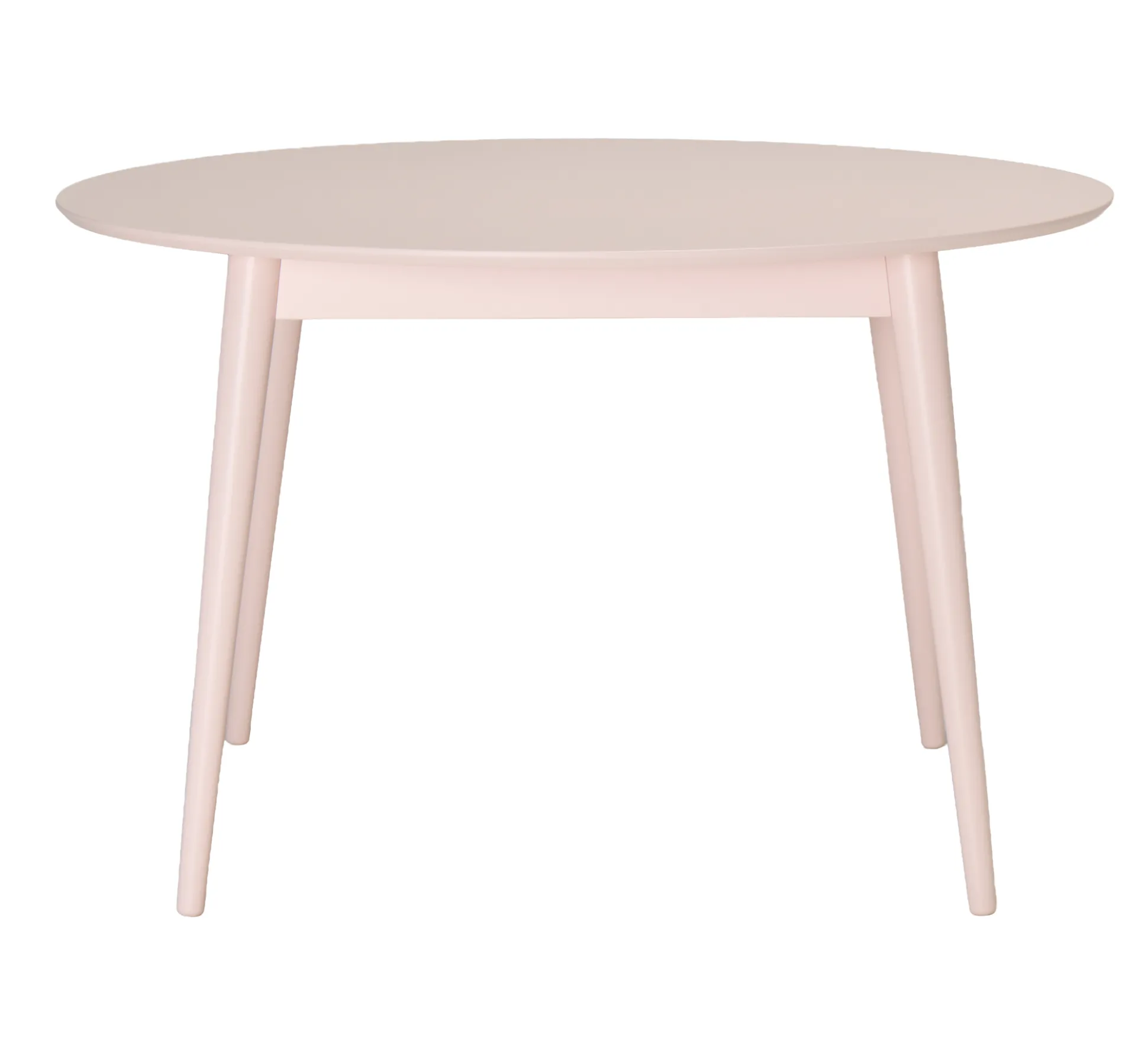 Venla (pöytä ø120 cm, roosa maalattu)