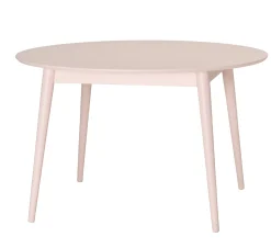 Venla (pöytä ø120 cm, roosa maalattu)