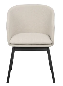 Windham (ruokatuoli käsinojilla beige kangas/musta tammi jalat)