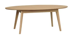 Yumi (sohvapöytä ovaali 130x65 lakattu tammi)
